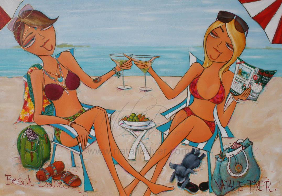 Beach Babes, a commission by Natalie Dyer