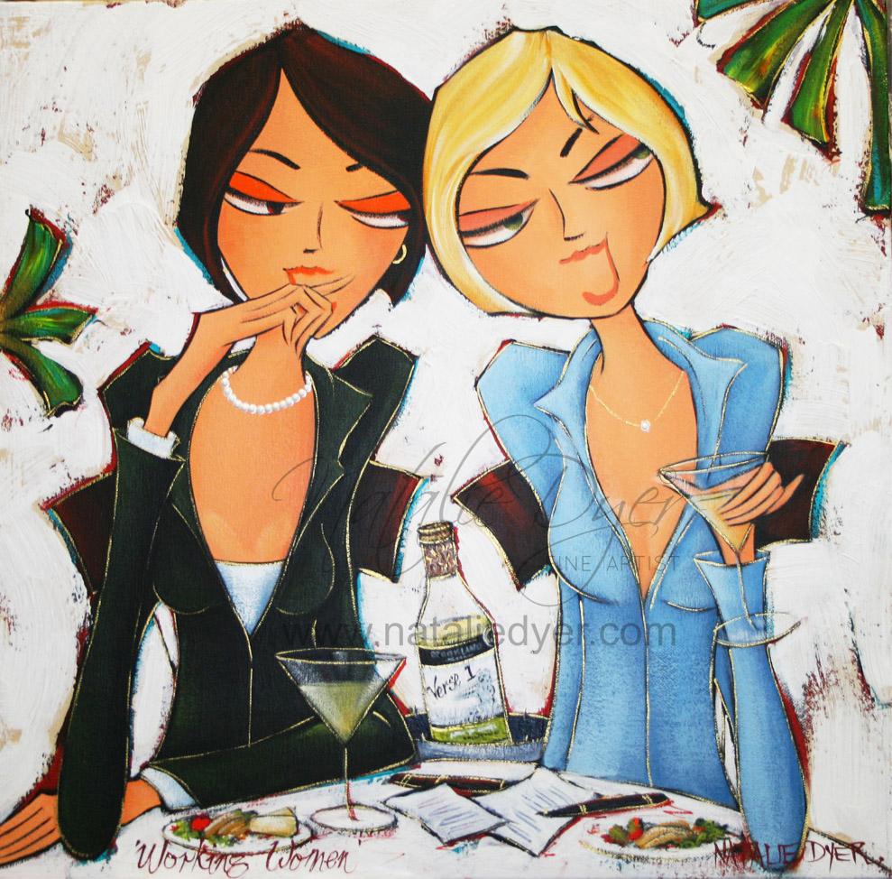 Working Women, commission painting by Natalie Dyer
