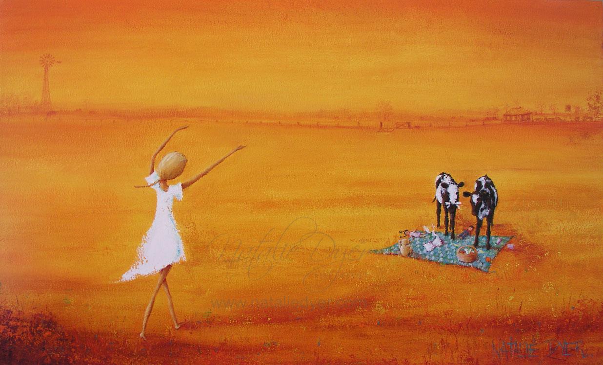 Gatecrashers, a limited edition fine art print by Natalie Dyer, Whimsical series, Sunshine Coast Australia