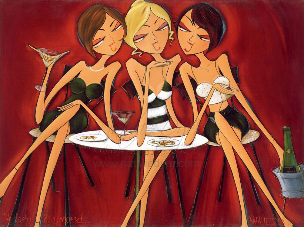 A Tasty Little Morsel, a limited edition fine art print by Natalie Dyer, Women with Attitude series, Sunshine Coast Australia