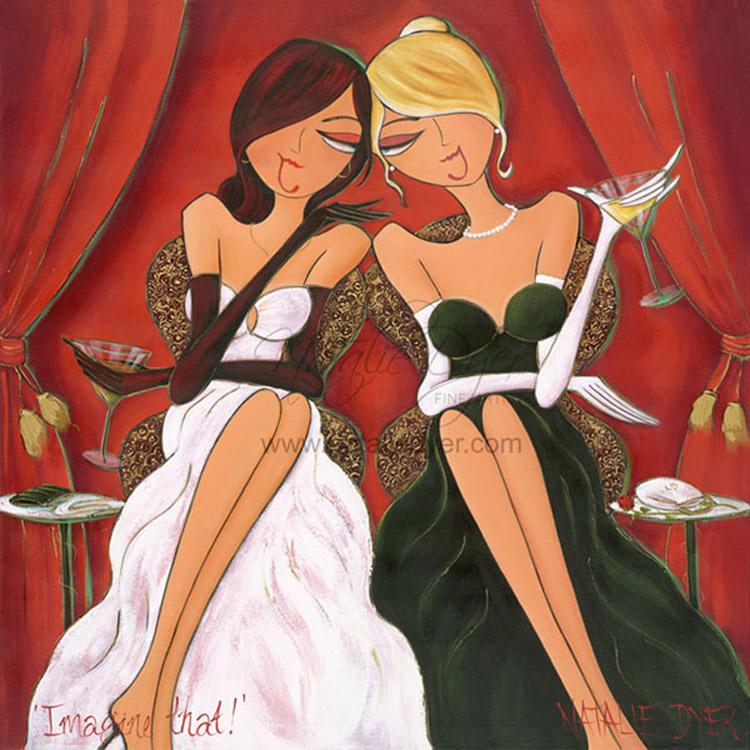 Imagine That, a limited edition fine art print by Natalie Dyer, Women with Attitude series, Sunshine Coast Australia