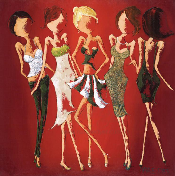Lovin Life, an original fine art painting by Natalie Dyer, French Connection series, Sunshine Coast Australia