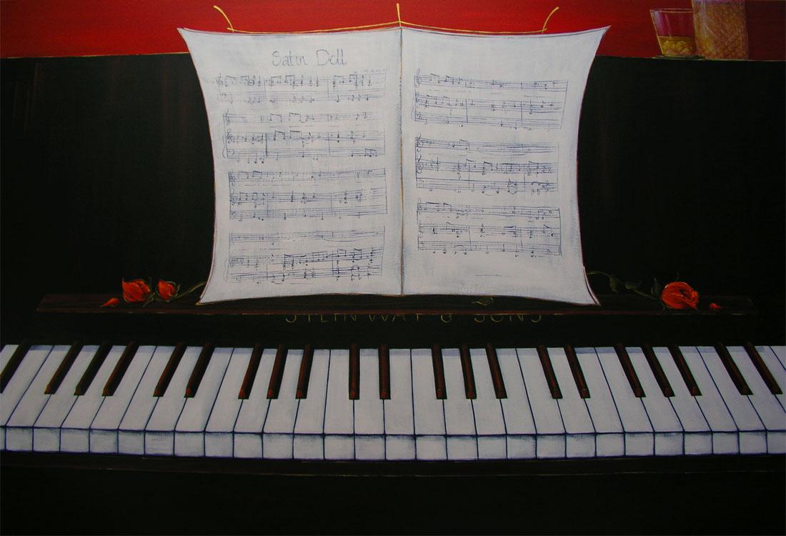 Satin Doll, the hallway companion to Keyboard Cocktails, by Natalie Dyer