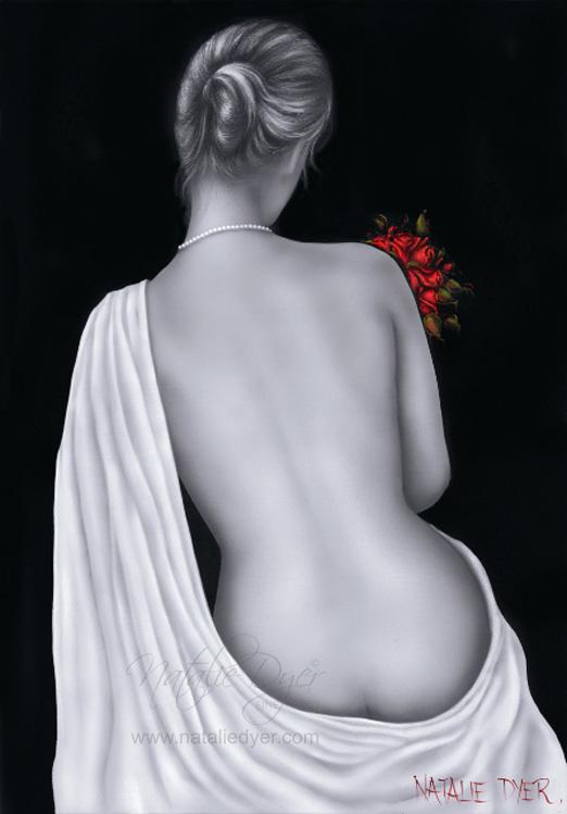Pearls for a Princess, a limited edition fine art print by Natalie Dyer, Figurative series, Sunshine Coast Australia