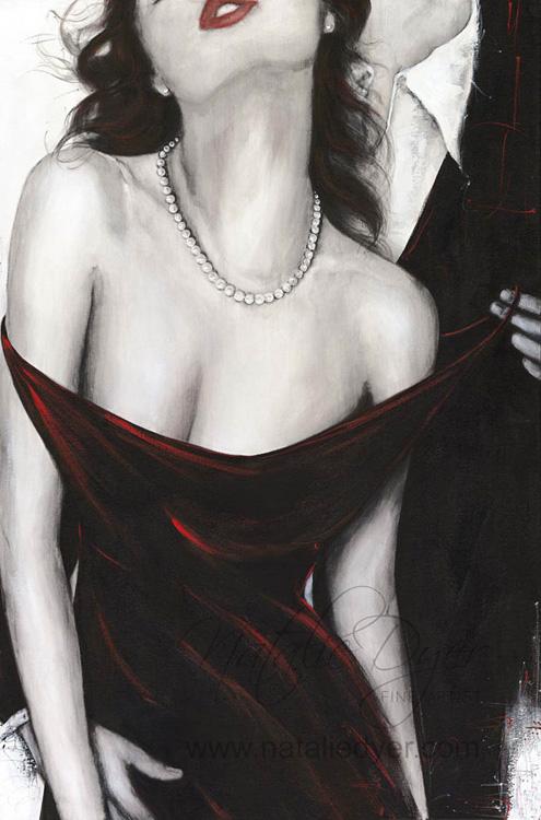 Scarlett, an open edition canvas print by Natalie Dyer, Figurative series, Sunshine Coast Australia