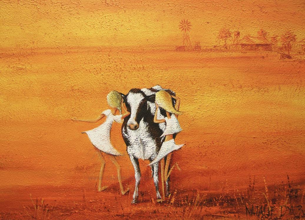 Telling Secrets, an open edition fine art print by Natalie Dyer, Whimsical series, Sunshine Coast Australia