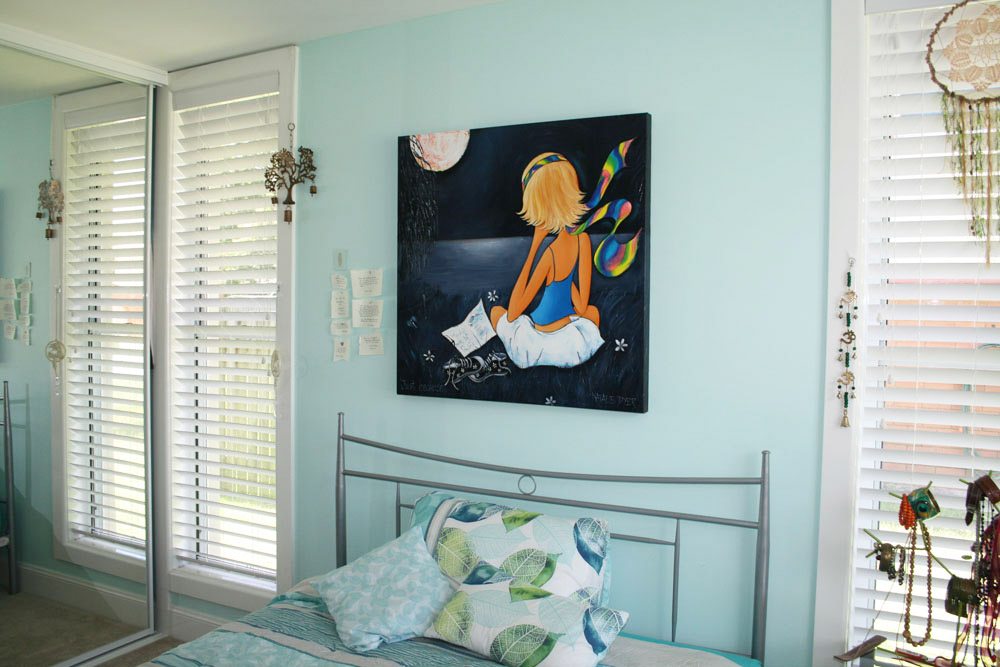 A Little Trendy hanging in a customer's home
