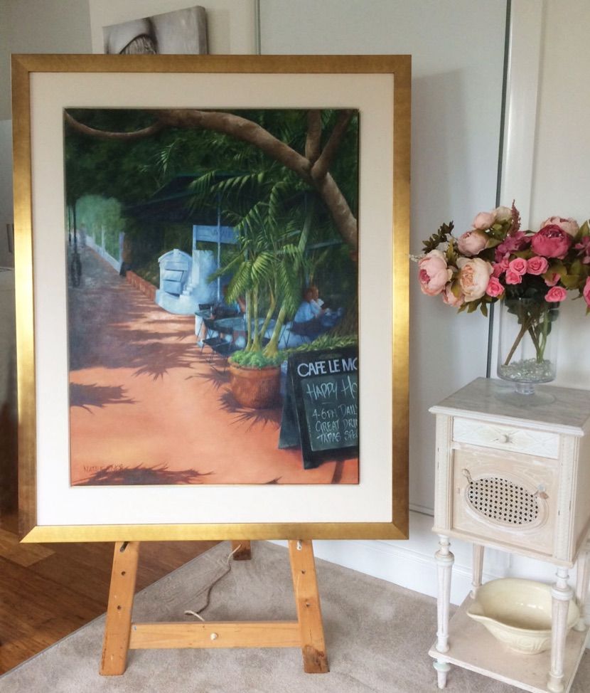 On Hastings hanging in a customer's home