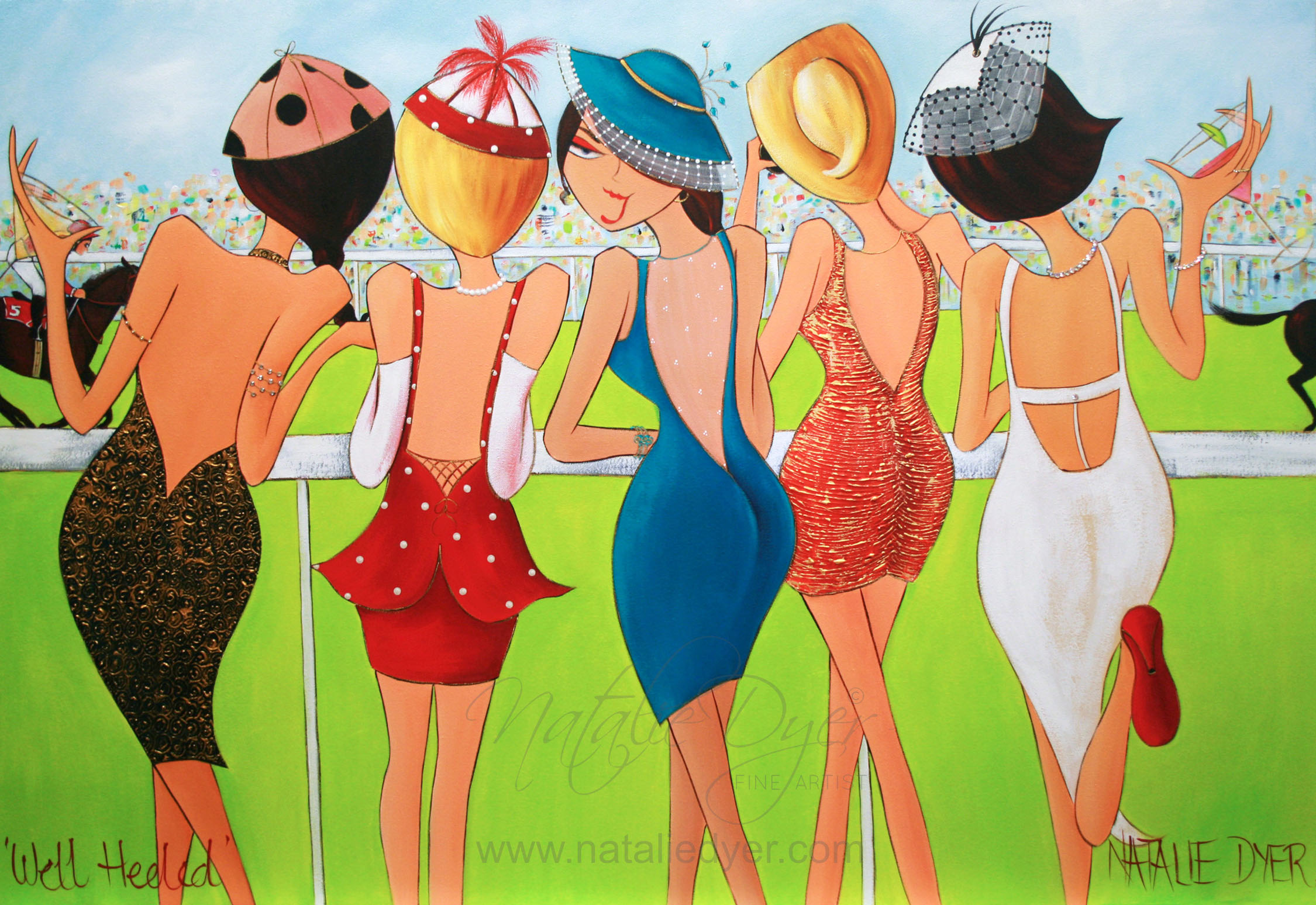 Well Heeled, an open edition fine art print by Natalie Dyer, Women with Attitude series, Sunshine Coast Australia