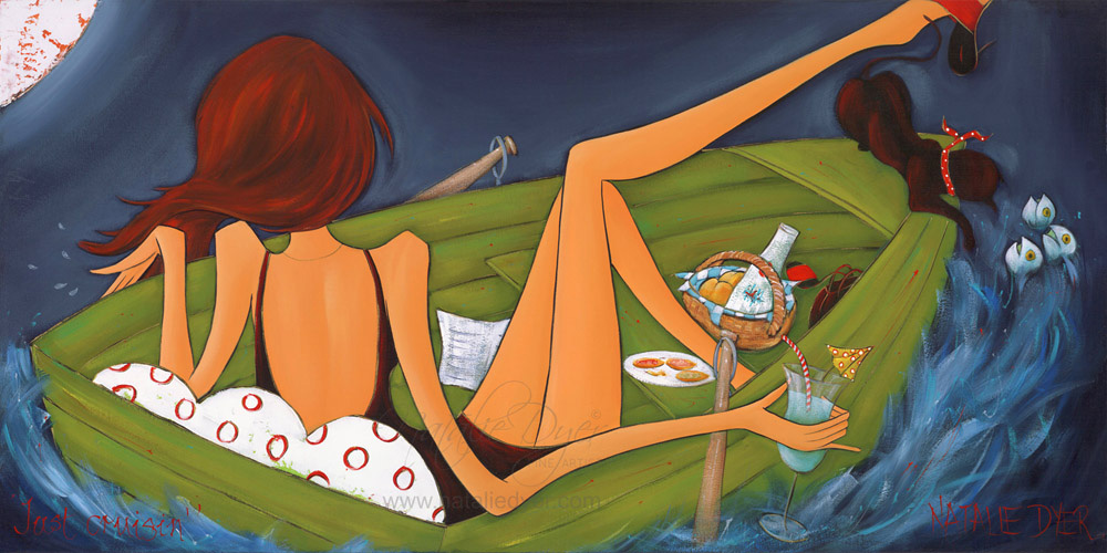Just Cruisin 2, a limited edition fine art print by Natalie Dyer, Women with Attitude series, Sunshine Coast Australia